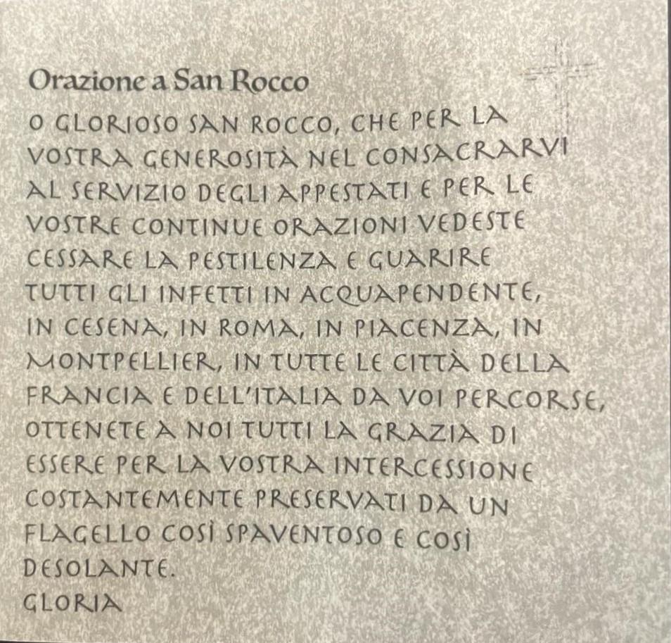Rosario con Croce Dorata e Medaglia di San Rocco e dei Santi Faustino e Giovita