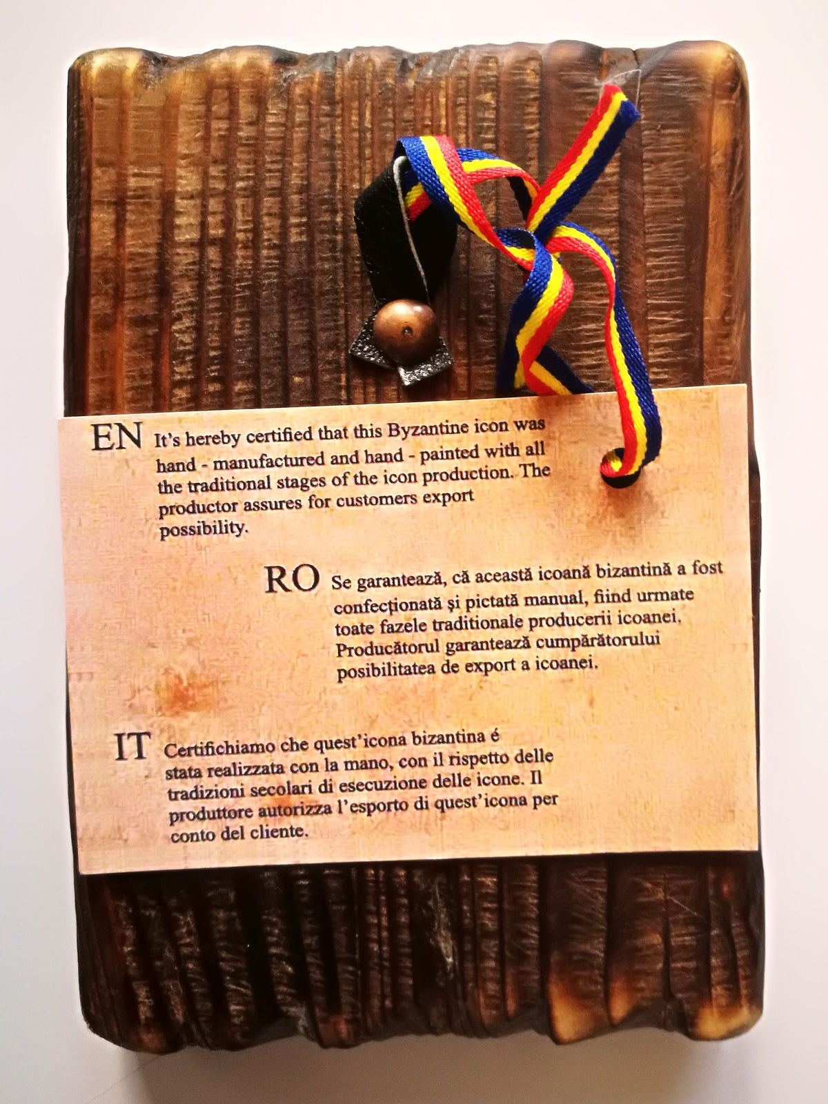 Icona Sacra San Paolo Anticata 10x14 cm – Dipinta a Mano, Tecnica Ortodossa