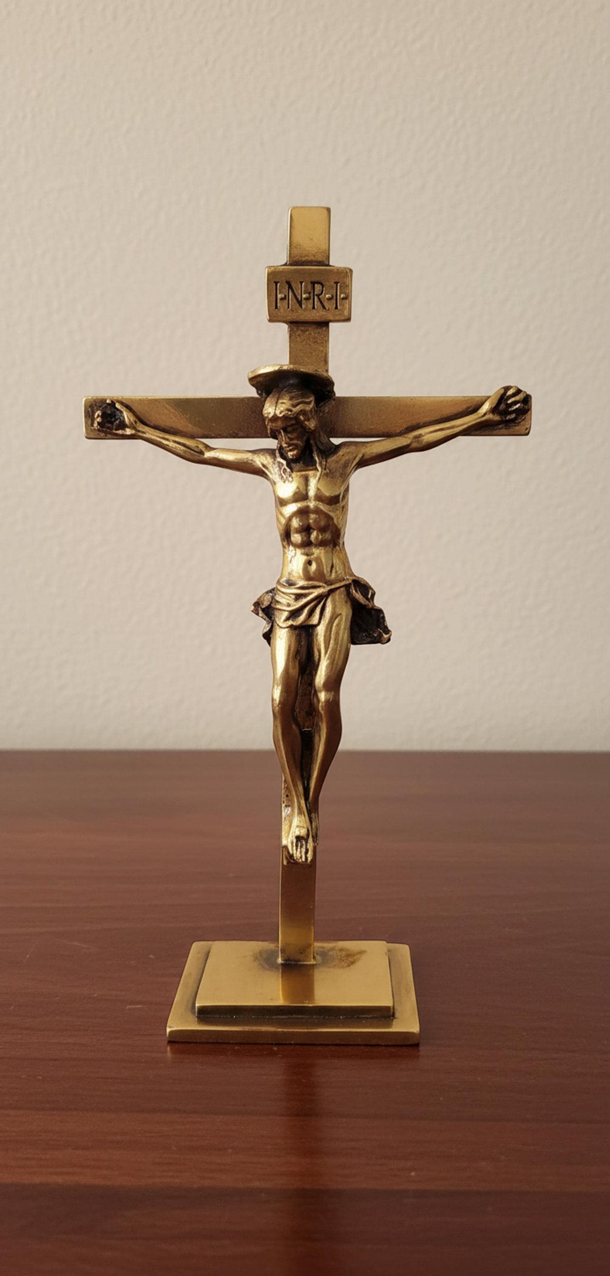 Crocifisso Donatello – Basilica di Sant'Antonio, Padova – ottone dorato, h 16 cm