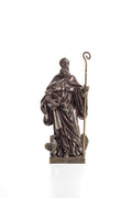 Statua San Benedetto in Bronzo Brunito – Cera Persa, Made in Italy