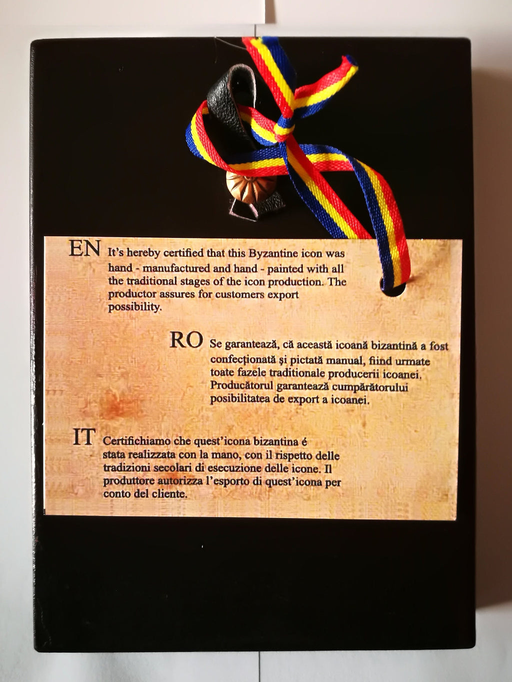 Icona sacra San Francesco d'Assisi dipinta a mano su legno – 10 x 14 cm