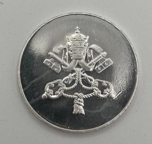 Medaglia Stemma Papale Papa Leone – 34 mm (5028)