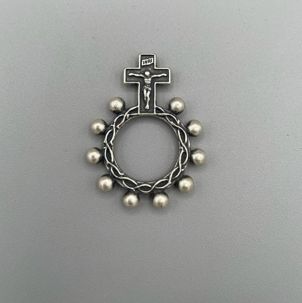 Rosario Decina in Finitura Argento Antico
