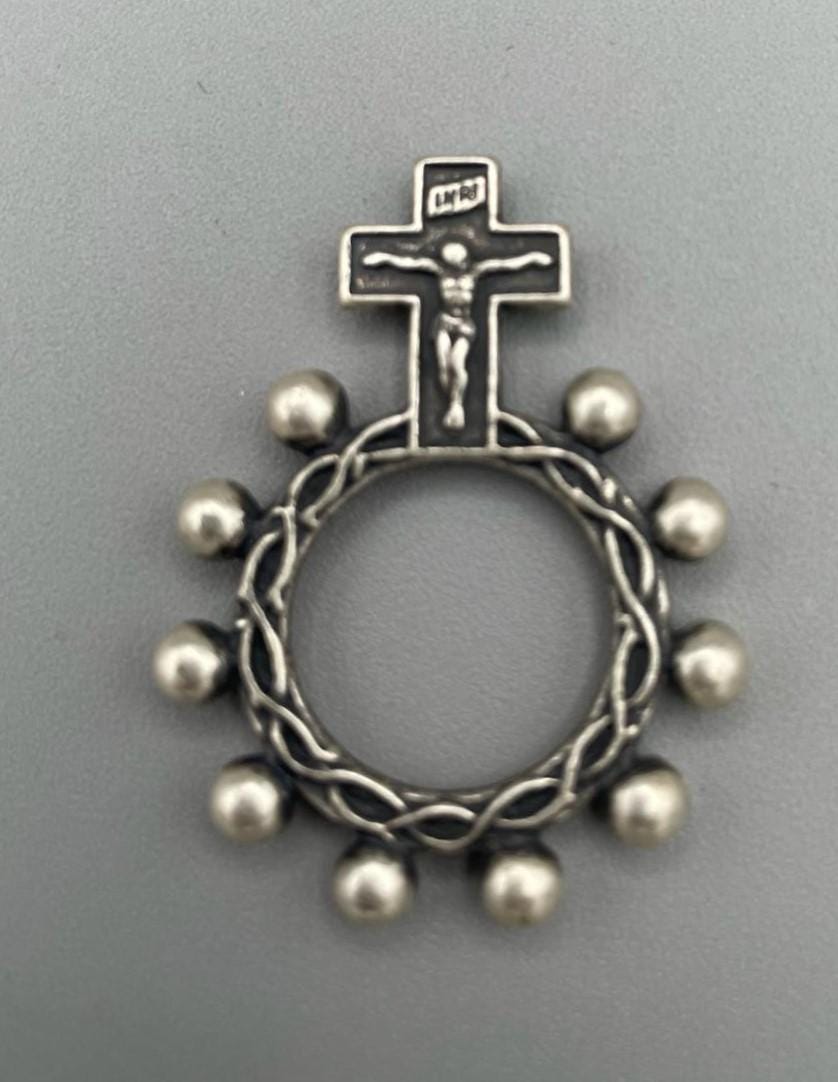 Rosario Decina in Finitura Argento Antico