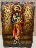 Icona Sacra di San Paolo 10x14 cm – Stile Bizantino, Dipinta a Mano