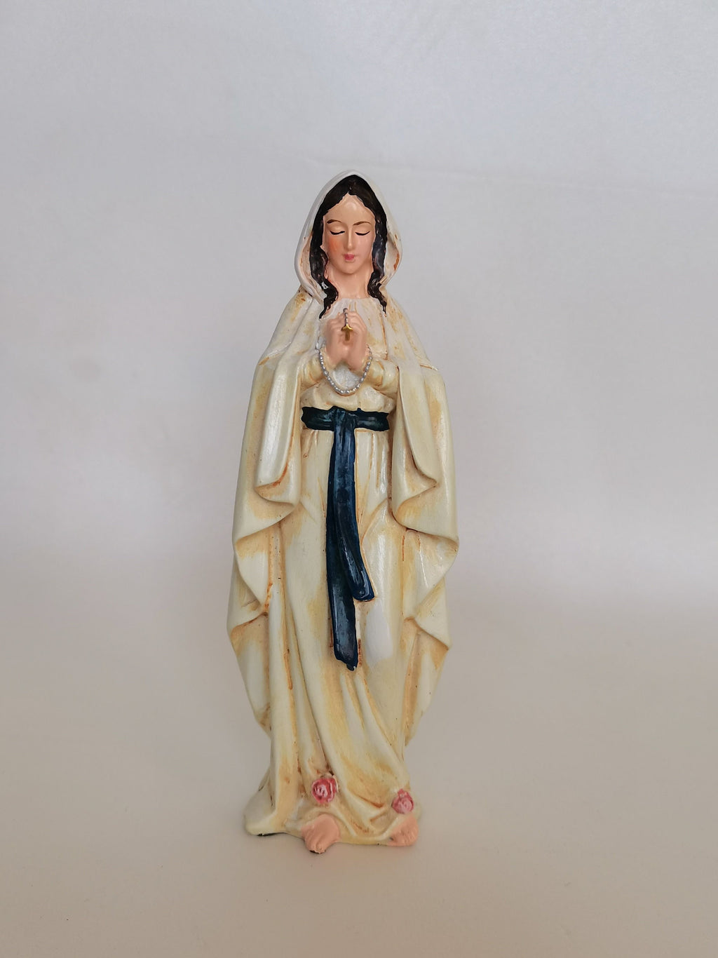 ルルドの聖母像（樹脂製・手彩色） – 15cm