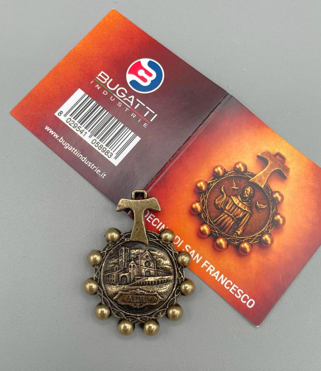 Rosario Decina San Francesco – Bronzo Antico (0898)