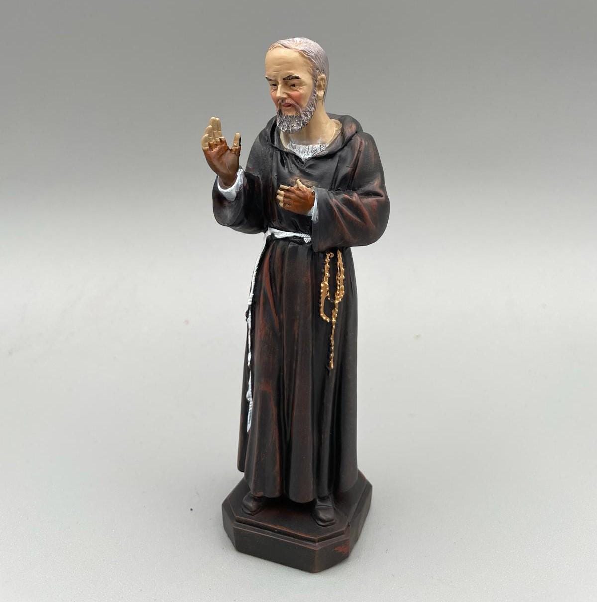 カラーレジン製 パドレ・ピオ像 – 12cm