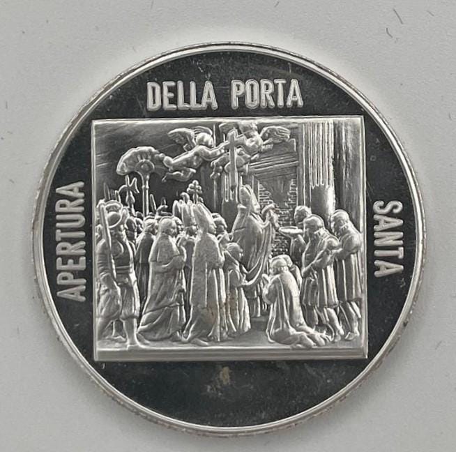 Medaglia Papa Leone – Apertura della Porta Santa – 34 mm (5029)