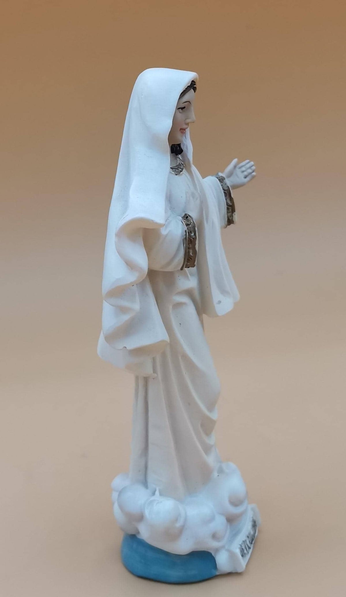 Madonna von Medjugorje Statue aus Kunstharz – 12,5 cm