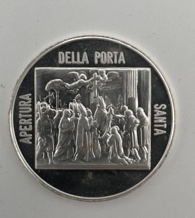 Medaglia Papa Leone – Apertura della Porta Santa – 34 mm (5029)