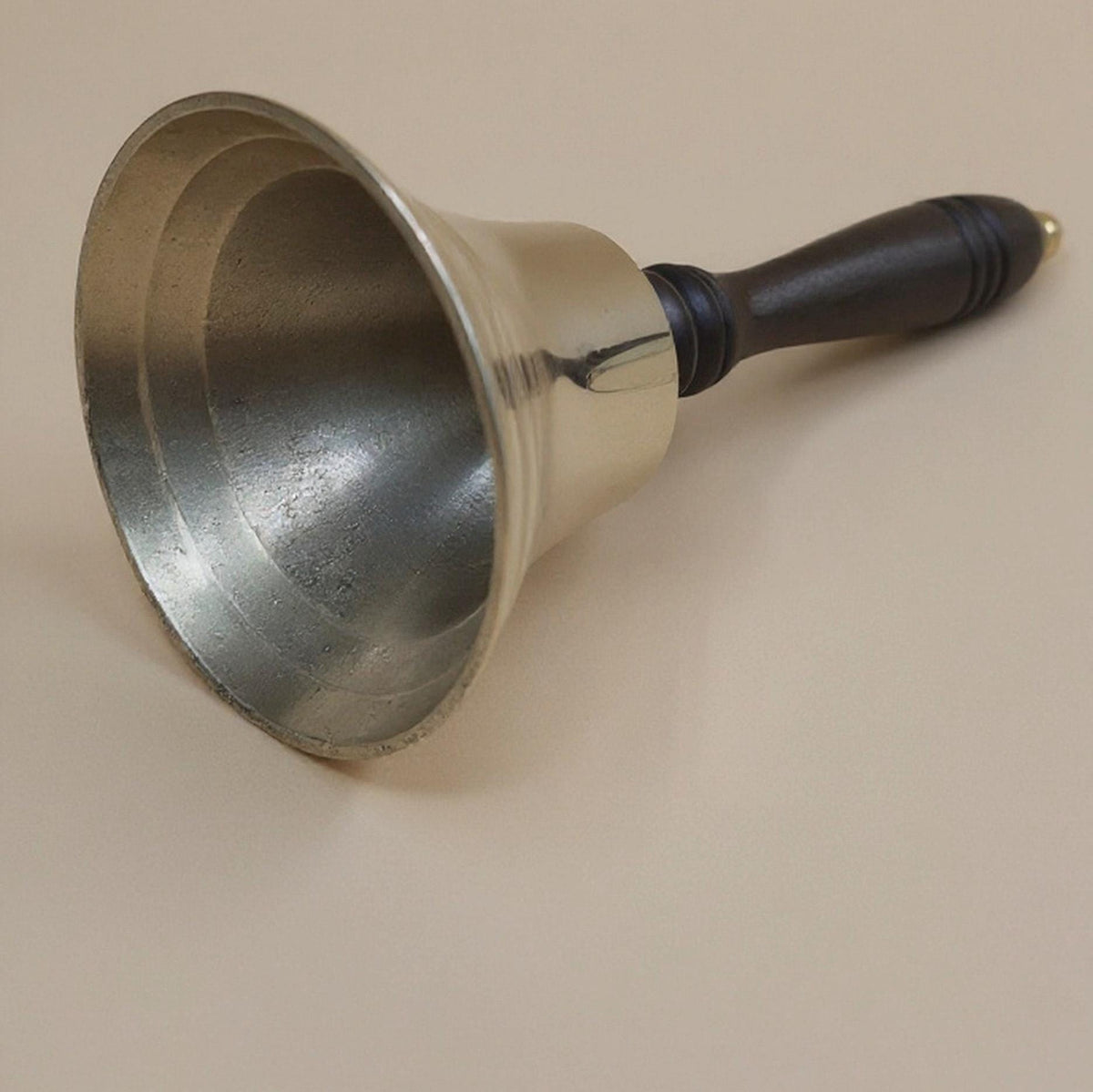 Campanello da Altare in Ottone Lucido con Manico in Legno
