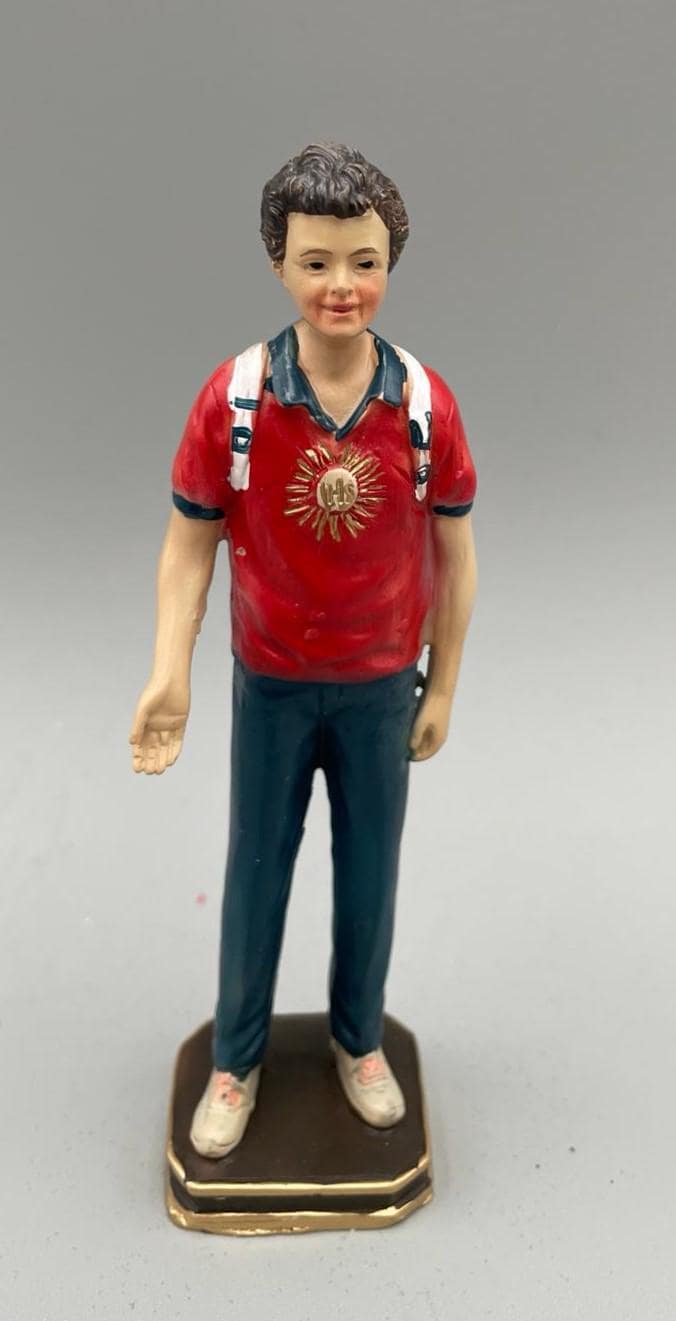 カルロ・アクティス像（手塗り樹脂製） – 12.5cm