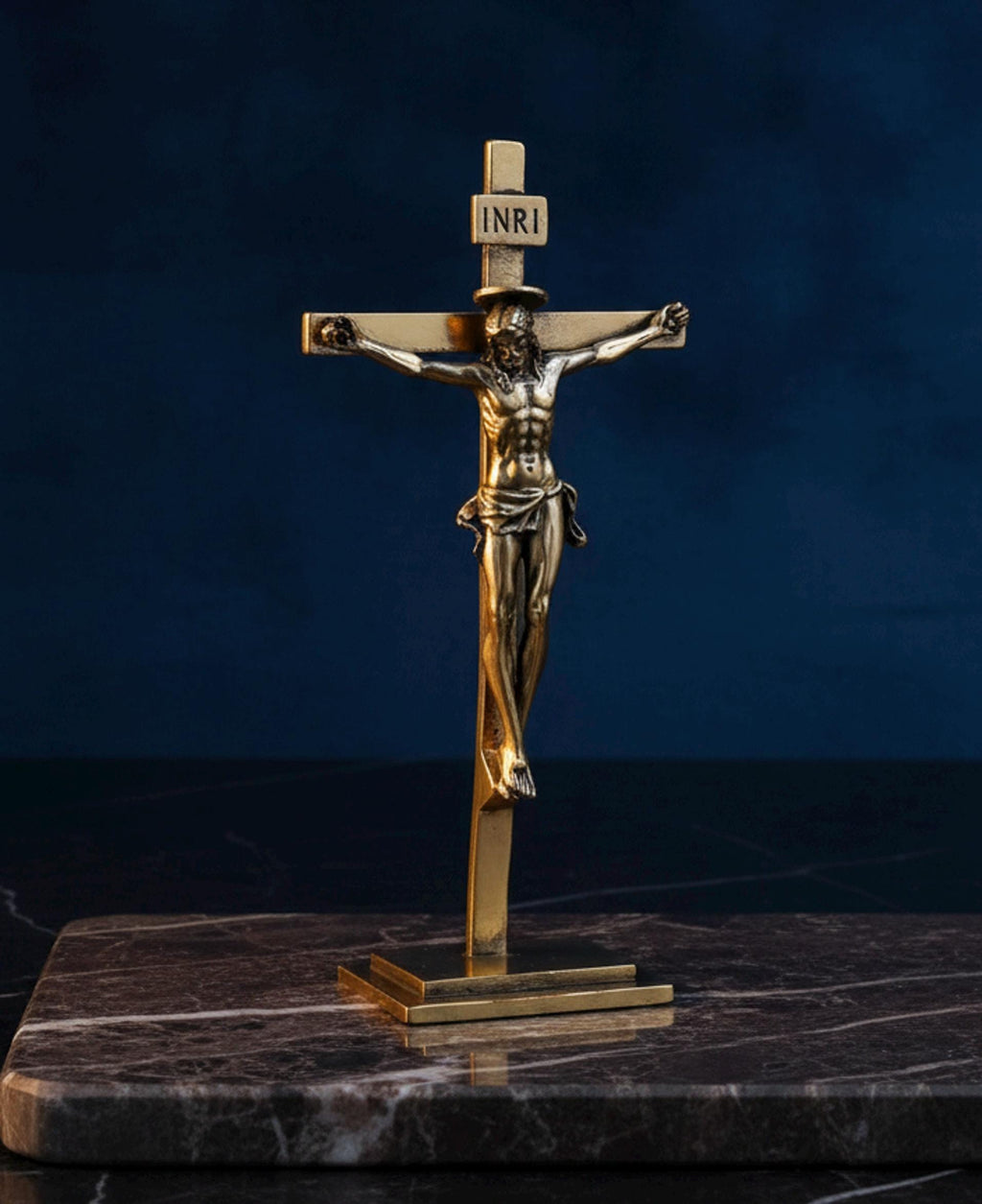 Crocifisso Donatello – Basilica di Sant'Antonio, Padova – ottone dorato, h 16 cm
