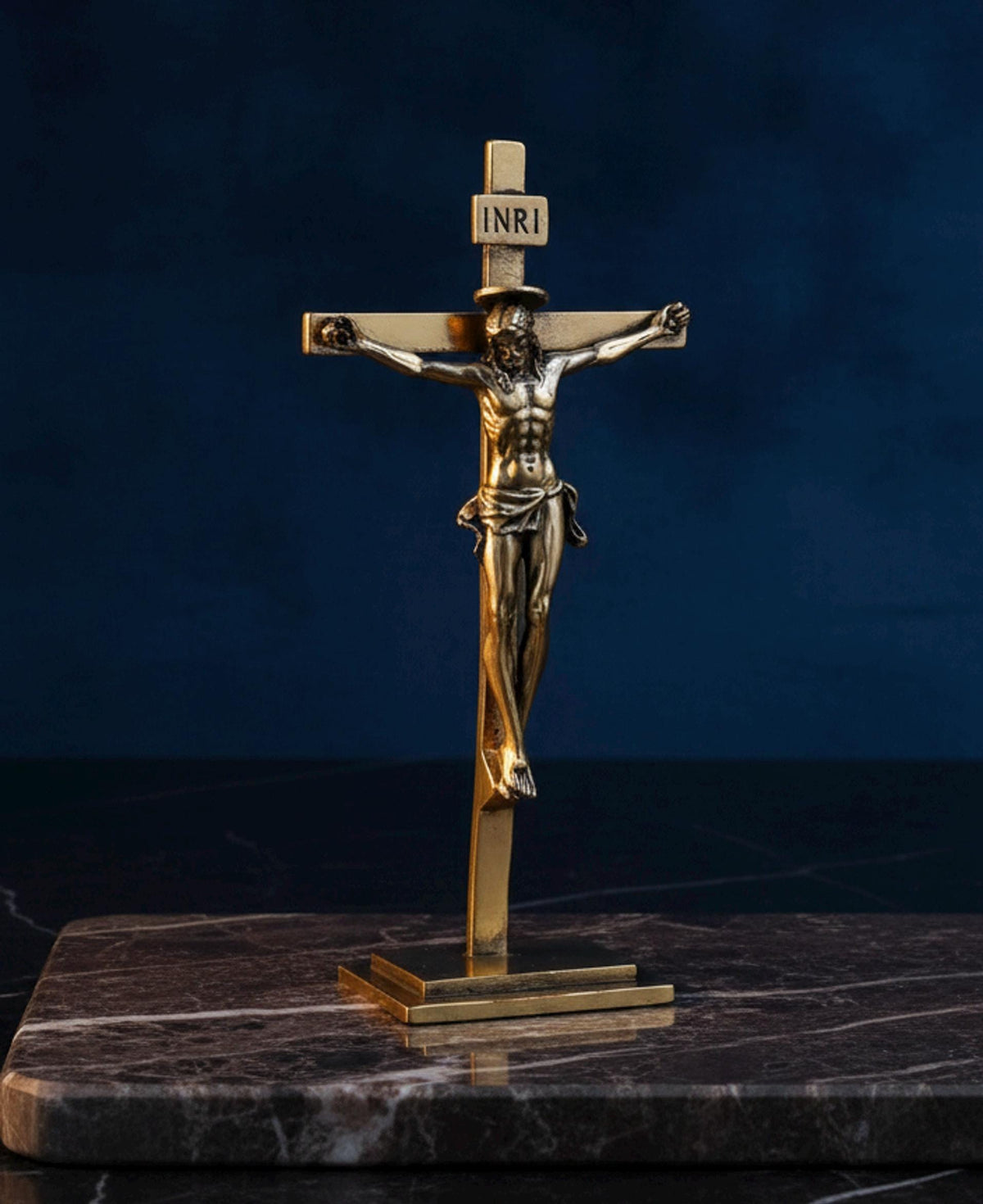 Crocifisso Donatello – Basilica di Sant'Antonio, Padova – ottone dorato, h 16 cm