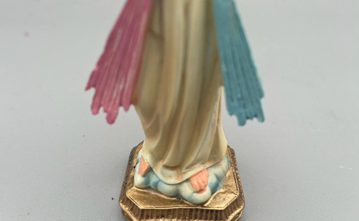 Statue Barmherziger Jesus aus handbemaltem Kunstharz – 12 cm