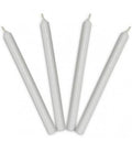 Kit 6 Candele Bianche da Altare 4x30 cm per Candelabro
