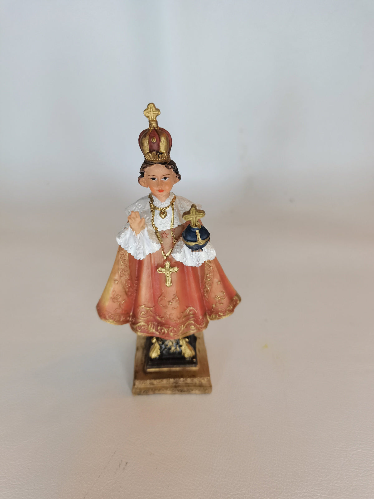 プラハの幼子イエス像（樹脂製・手彩色）– 12cm