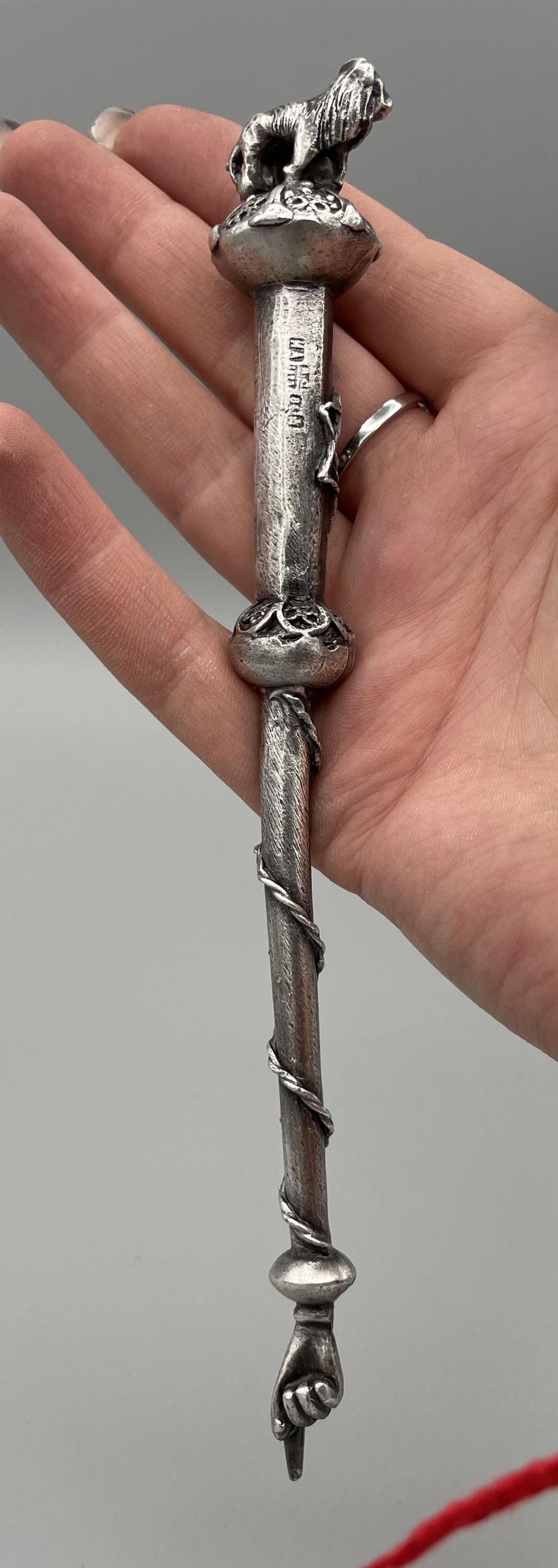 ヤド・トーラ — トーラ読解用ポインター（ブロンズ＆亜鉛製、19cm）