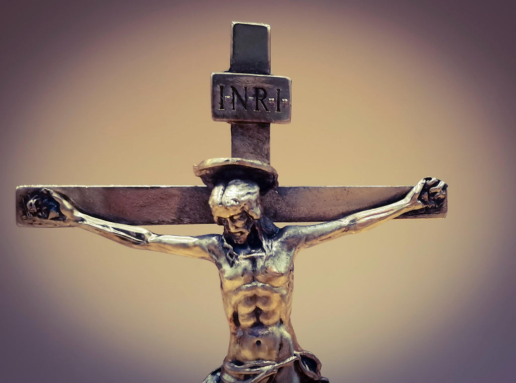 Crocifisso Donatello – Basilica di Sant'Antonio, Padova – ottone dorato, h 16 cm