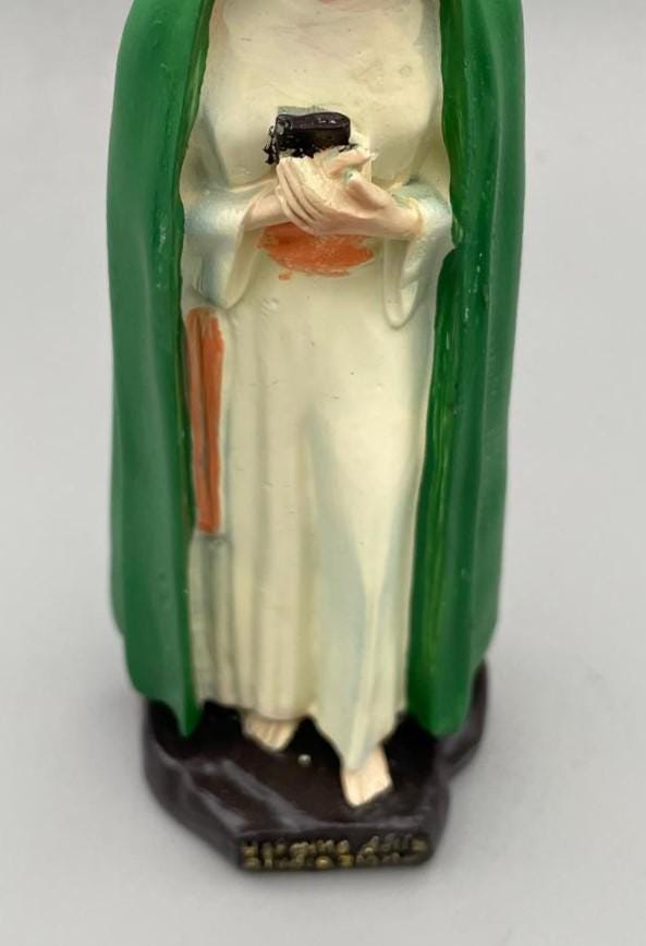 Statue Madonna der Offenbarung in Tre Fontane – handbemalt, H 15 cm