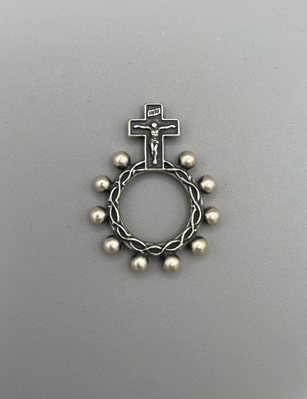 Rosario Decina in Finitura Argento Antico