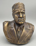 Busto di Benito Mussolini in Bronzo Fuso – Riproduzione Storica, h 15 cm