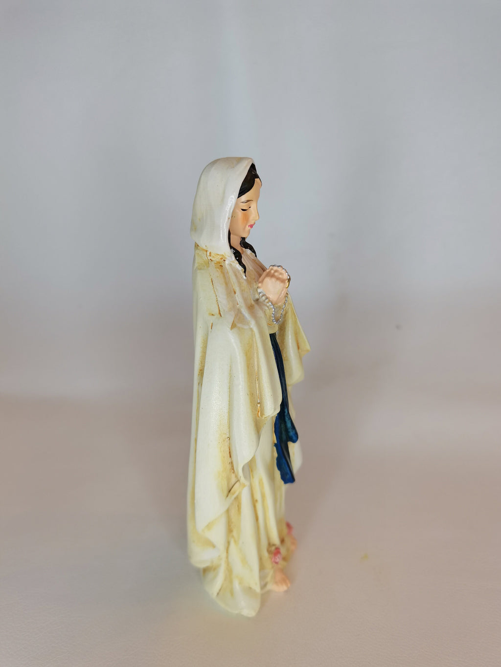 ルルドの聖母像（樹脂製・手彩色） – 15cm