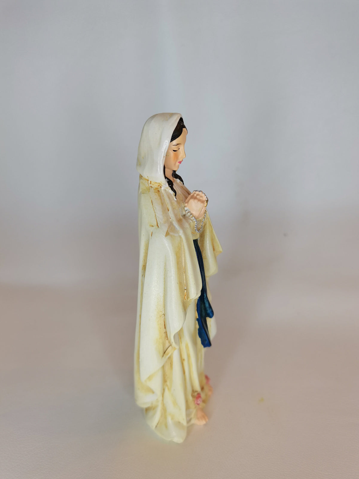 ルルドの聖母像（樹脂製・手彩色） – 15cm