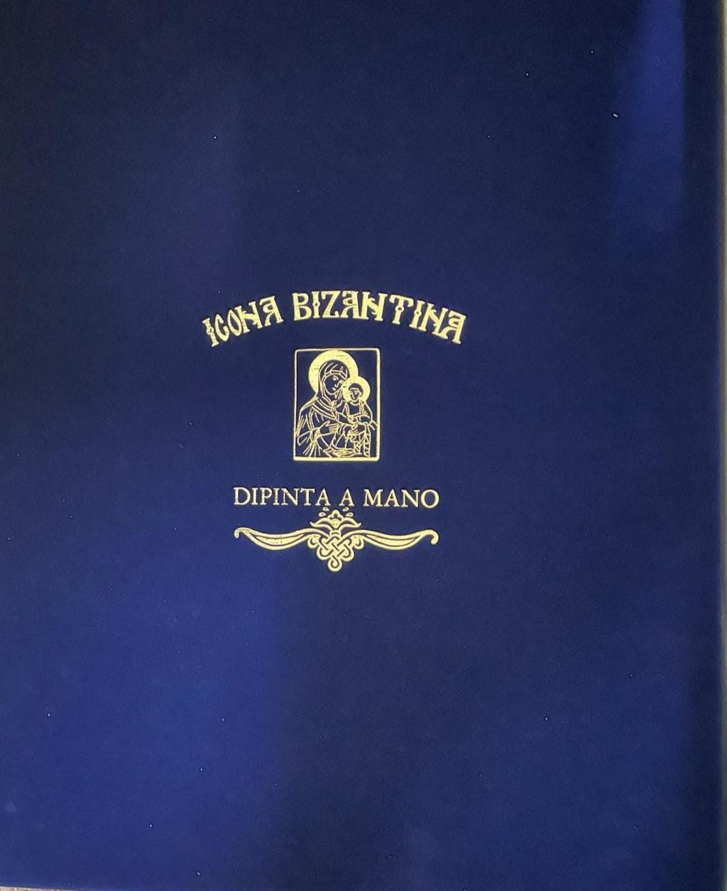 Icona Bizantina Sacra Famiglia 30x40 cm – Dipinta a Mano