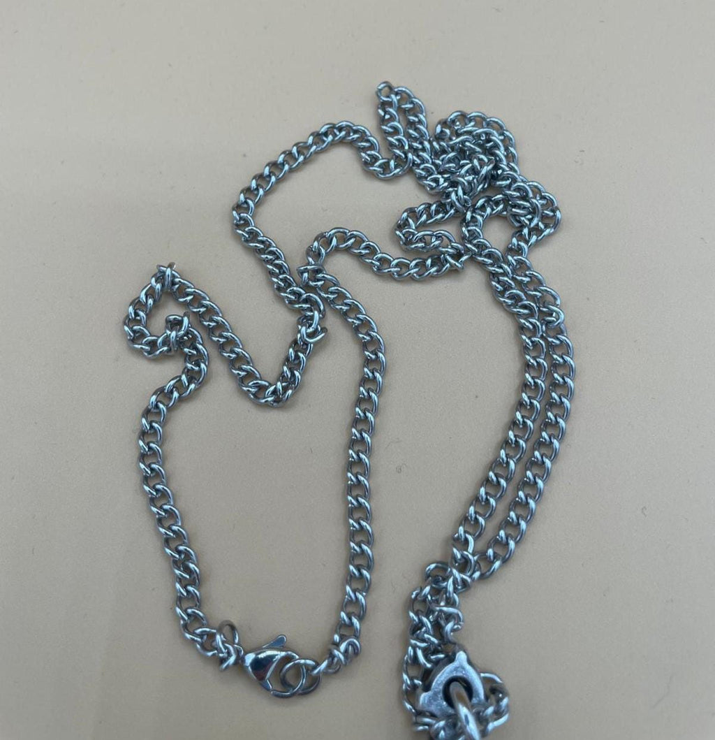 Collana con crocifisso replica Papa Leone – catena 75 cm, crocifisso 13 x 9 cm