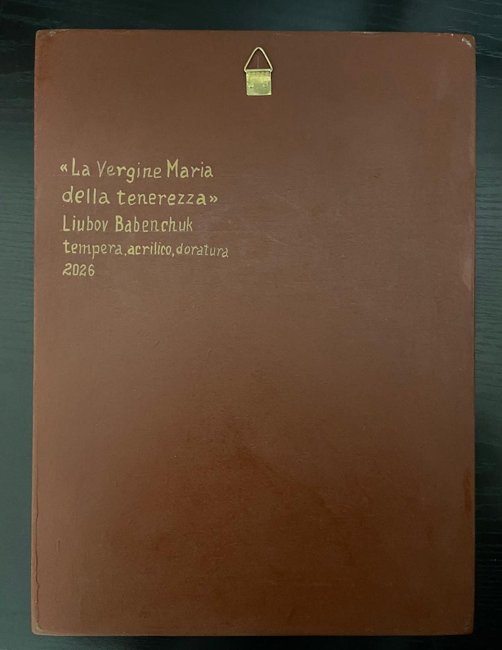 Icona Sacra Vergine Maria della Tenerezza 22x30 cm – Liubov Babenchuk