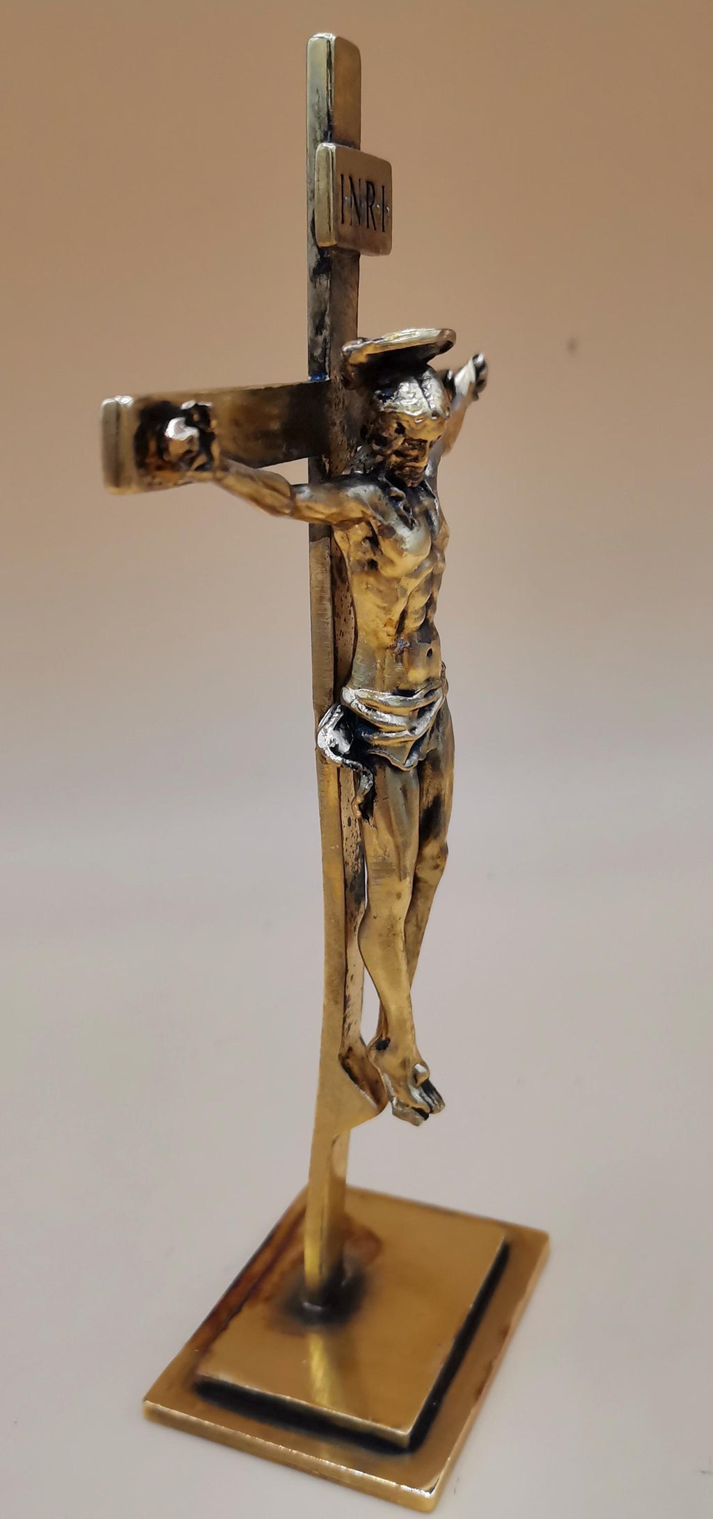 Crocifisso Donatello – Basilica di Sant'Antonio, Padova – ottone dorato, h 16 cm