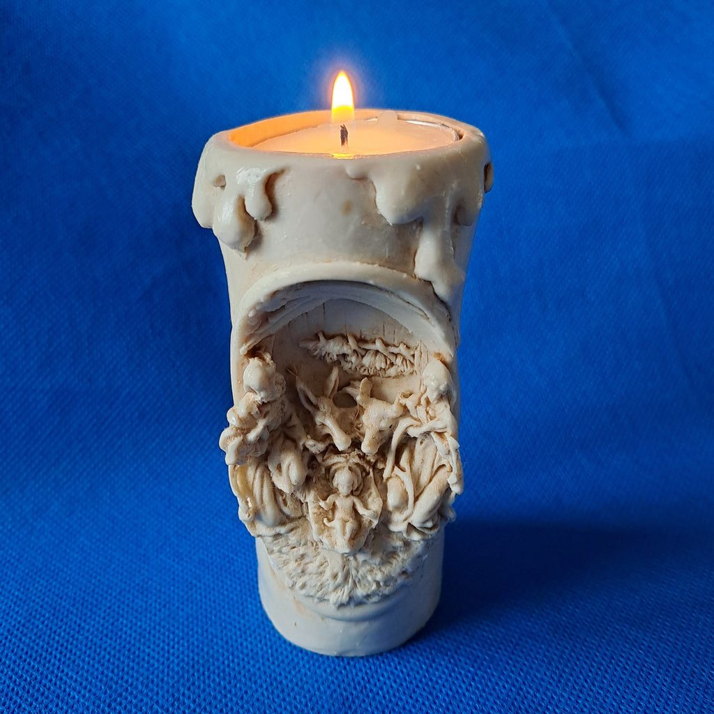 Candelabro da tavolo Sacro Sacra Famiglia Natività Gesù Bambino