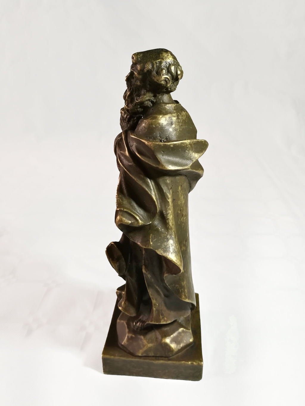 Statua San Pietro in Bronzo a Cera Persa – 20 cm, Made in Italy